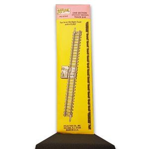Model Railroad Train Tracks Atlas One Section Straight Terminal Track #40